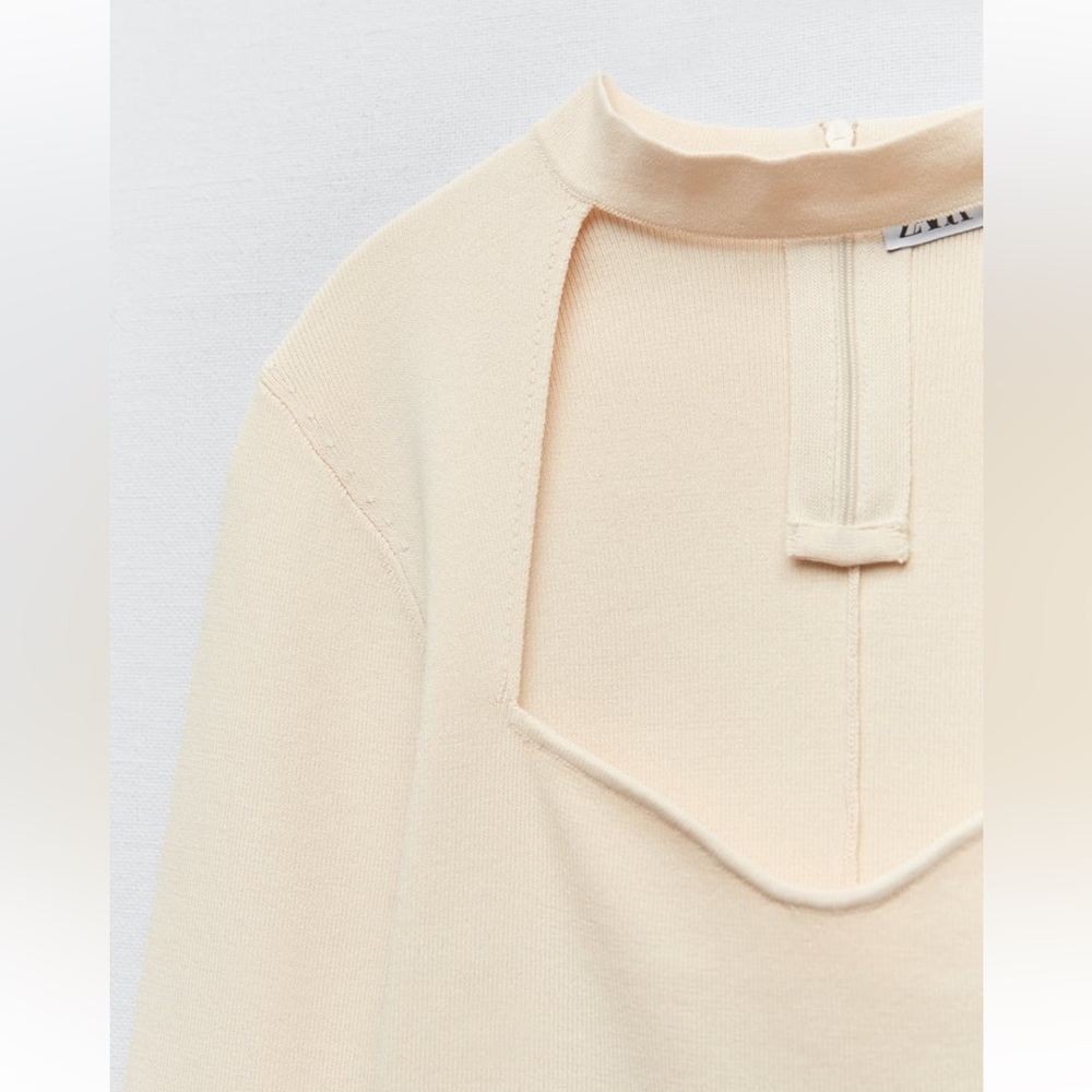 Zara knit choker top - Picture 8 of 10
